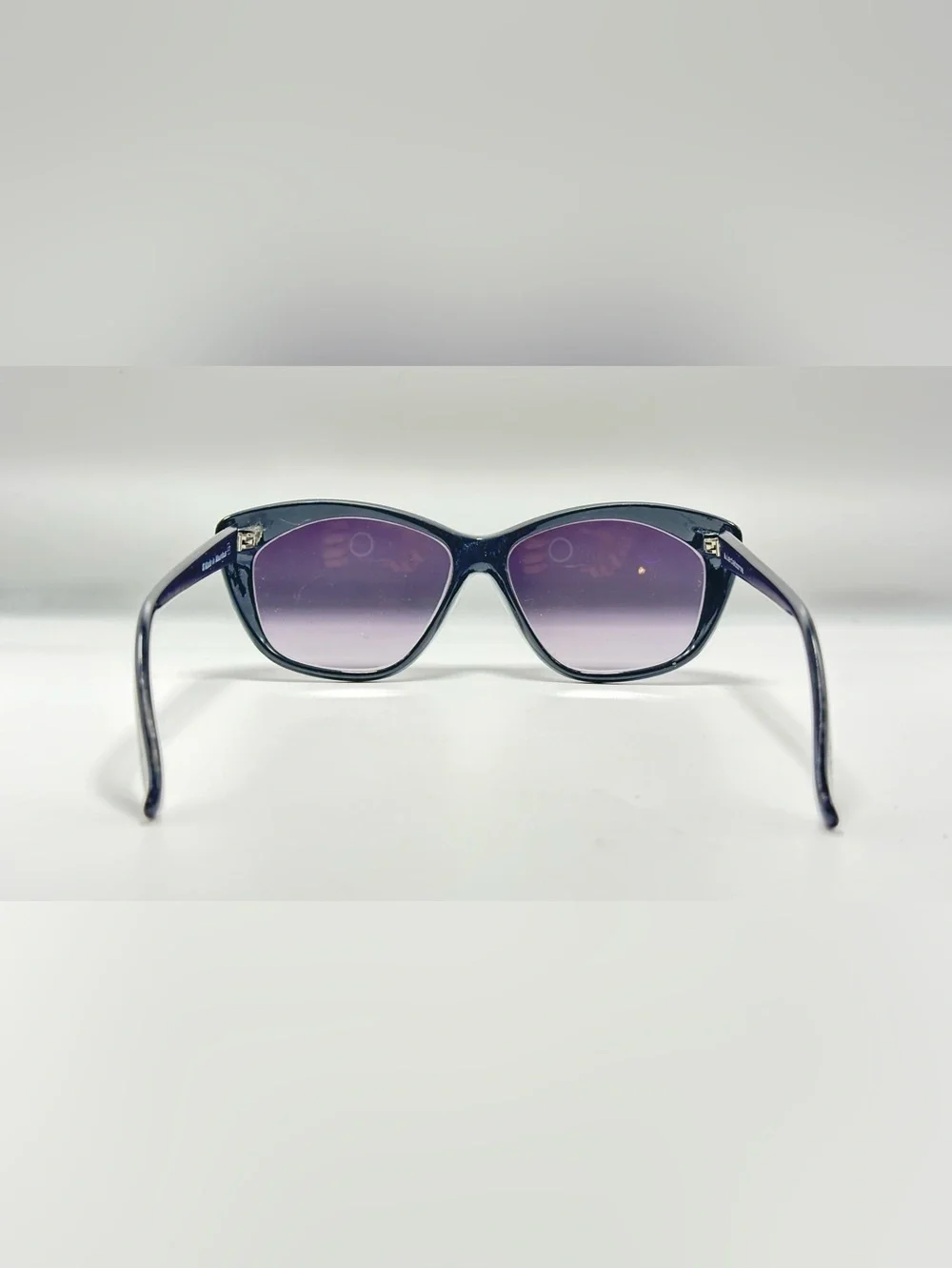 Liz Claiborne Black Oval Sunglasses Frames Only